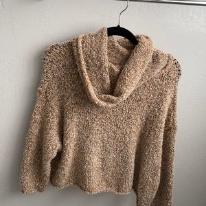 Free People cowl neck sweater